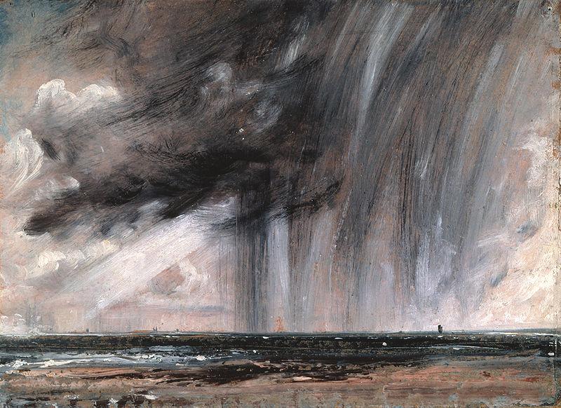 John Constable Seascape Study with Rain Cloud oil painting image